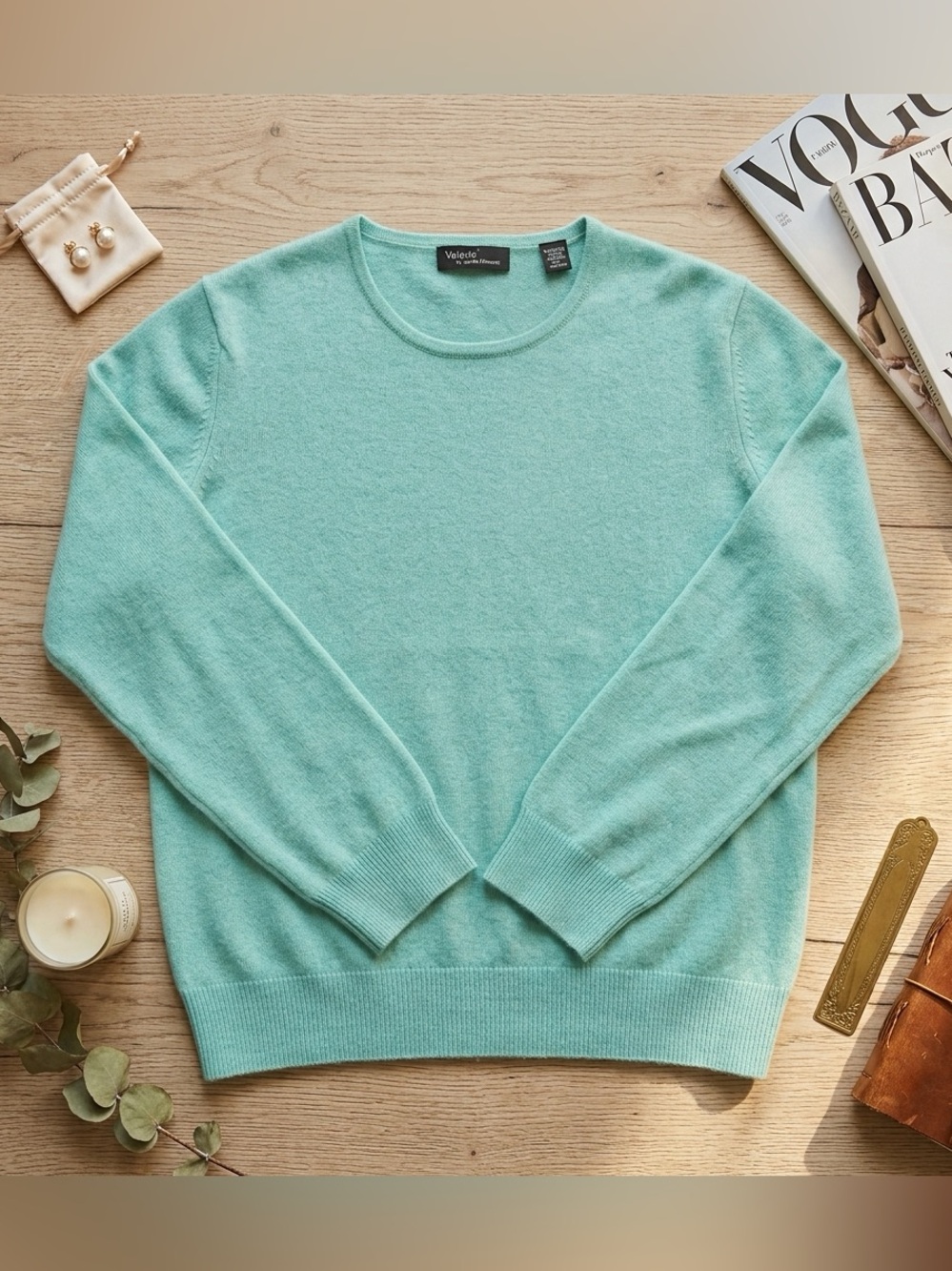 Valerie Stevens 100% cashmere sweater XL fall sweater